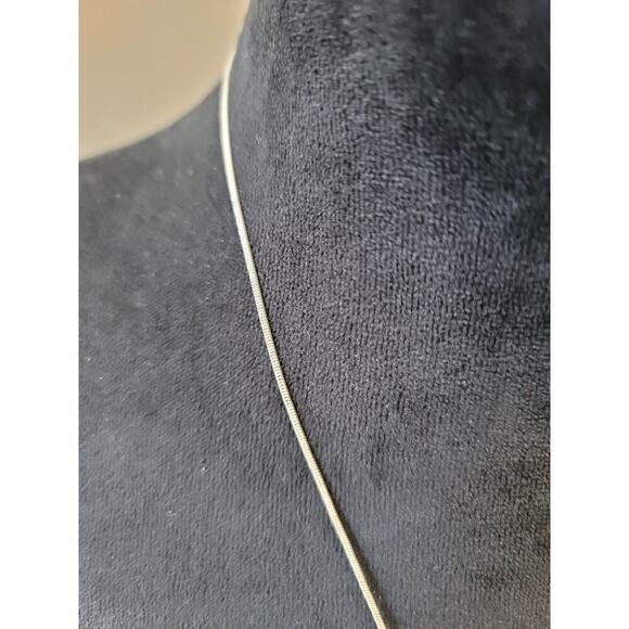 Womens Boho Pendant Necklace Silver Tone Green Stone Tribal Style Beaded Design - Picture 5 of 7